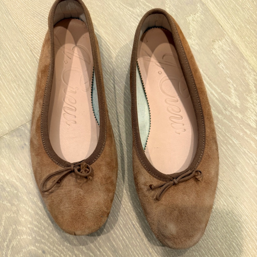 Jcrew Ballet Flats in Brown Suede size 6.5